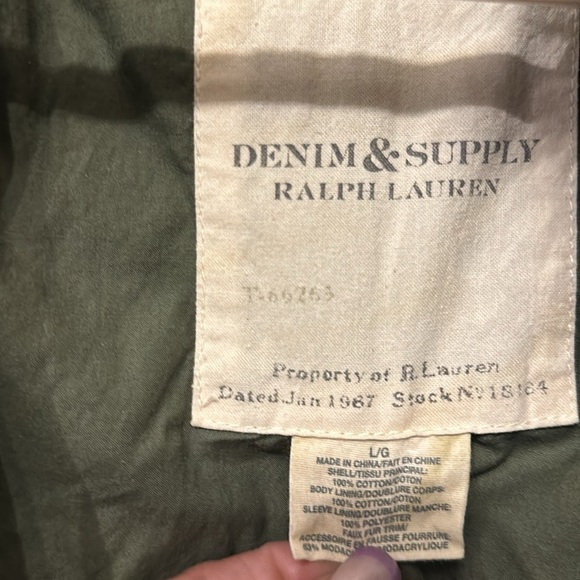 Ralph Lauren Camouflage Moto Cropped Jacket - Picture 2 of 4